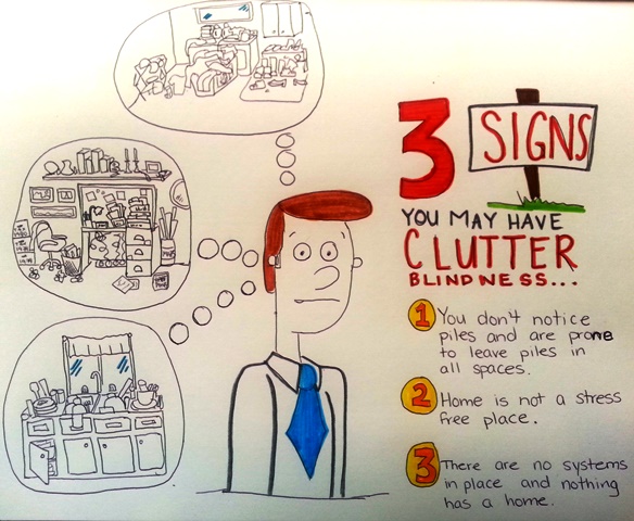 clutter in the office cartoon