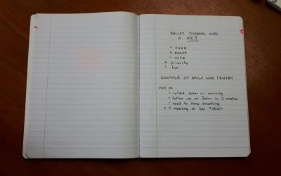 Get Healthy with Bullet Journaling