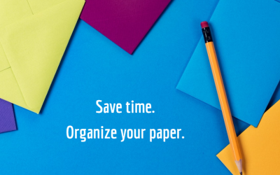 Tips to win the constant battle against paper clutter.